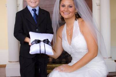 Kirsten with Ring Bearer