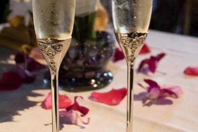 Bride and Groom setting