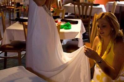 Fixing the dress