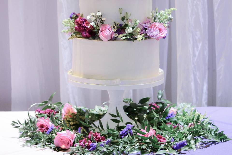 Spring in 4 Tiers of Buttercre