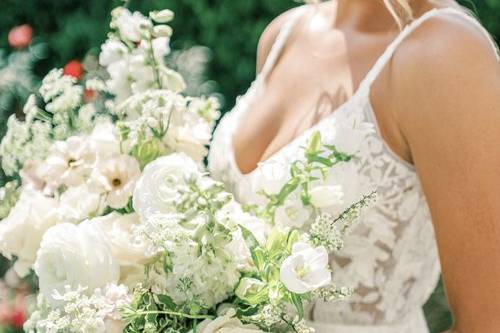 White Garden Wedding