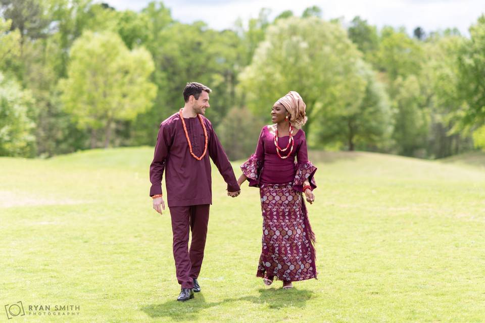 African wedding attire