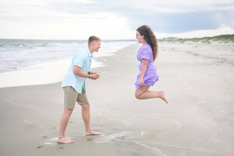 Jumping for joy proposal