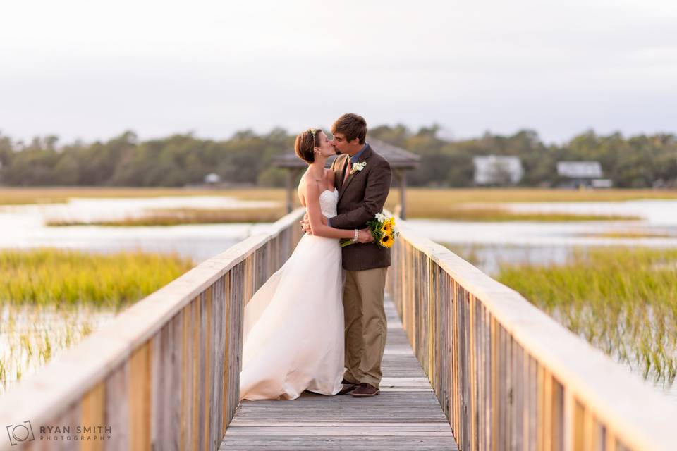 A happy couple at Pawleys Island