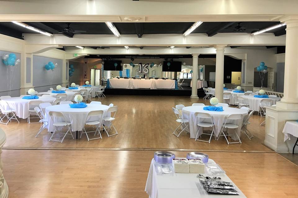 Ceremony Option at The Sunshine Event Center (Option for 100-120 guests)