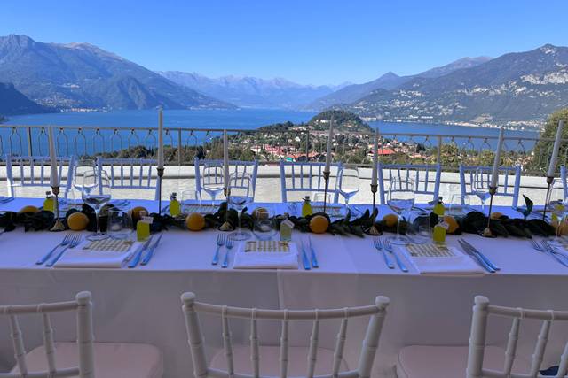Dinner set up