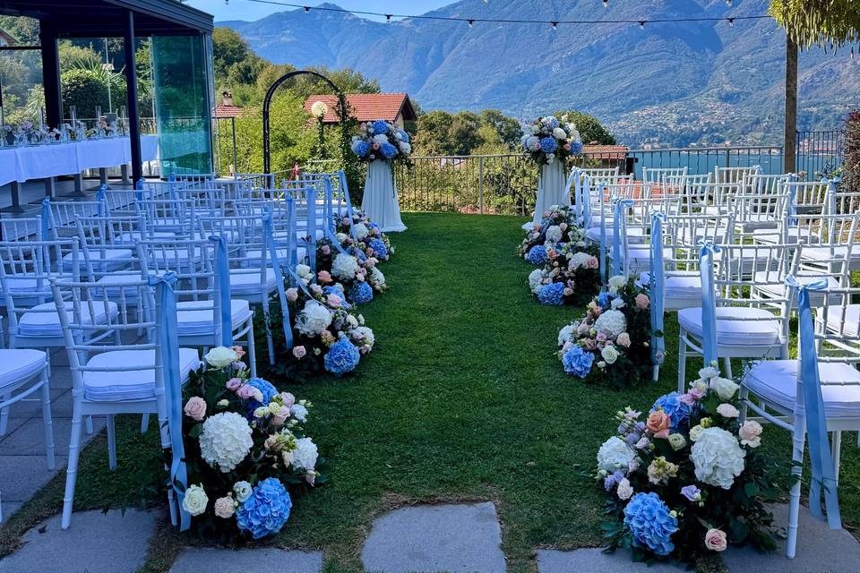 Ceremony set up