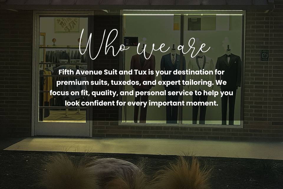 Fifth Avenue Suit and Tux