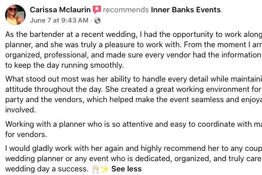 Inner Banks Events, LLC