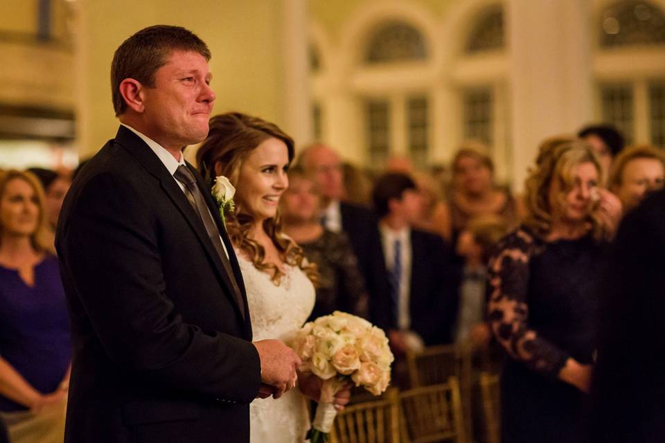 An emotional ceremony (Photo by Chase Richardson)