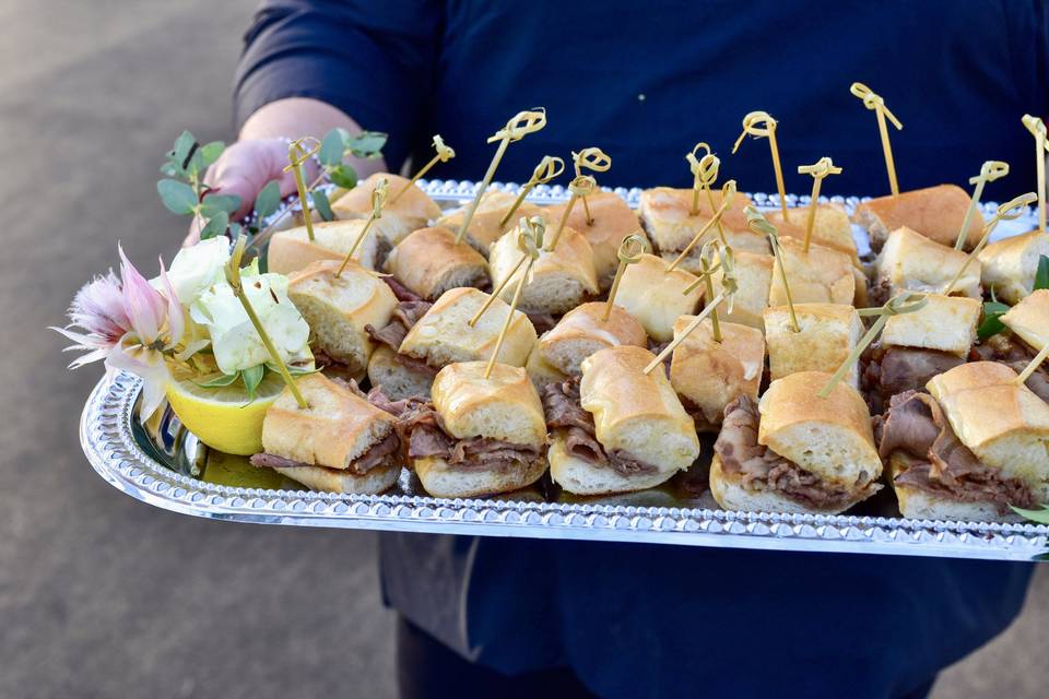 Mini French Dip Hors D'oeuvres