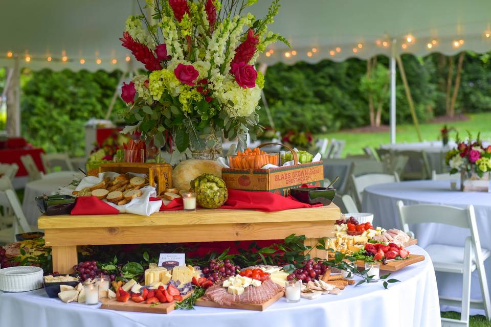 Stationary Appetizer Table