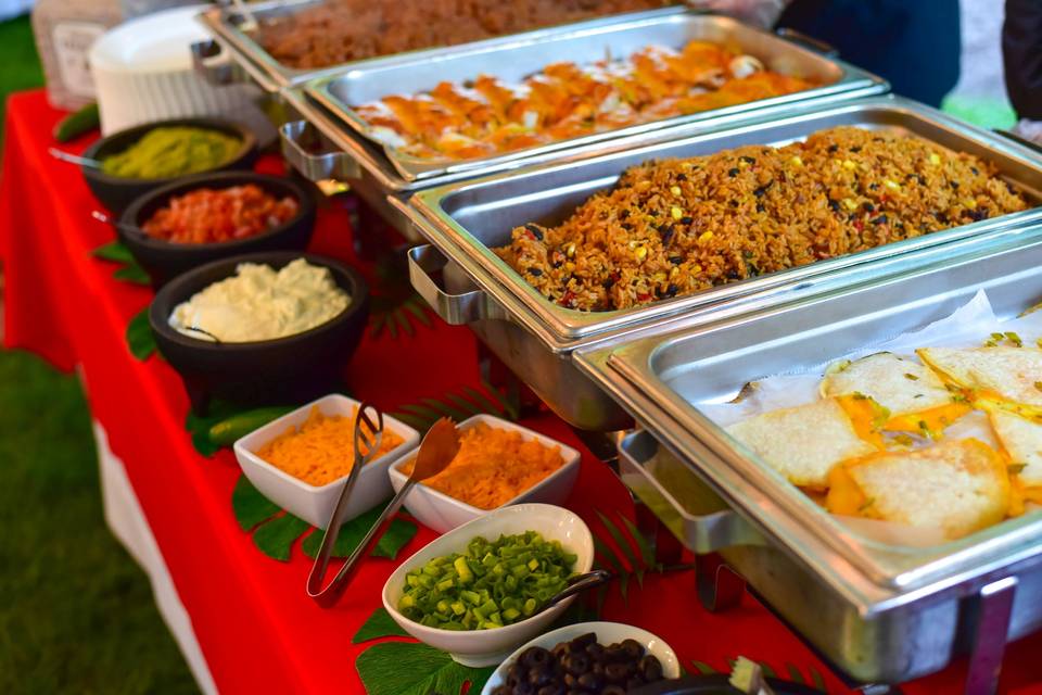 Mexican Buffet Set-Up