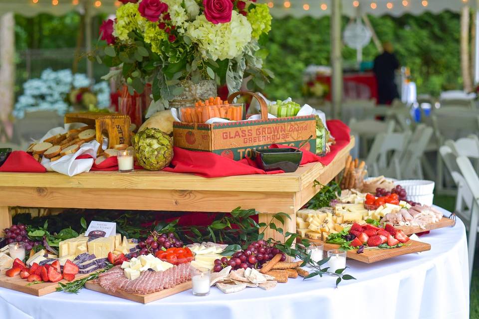 Stationary Appetizer Table