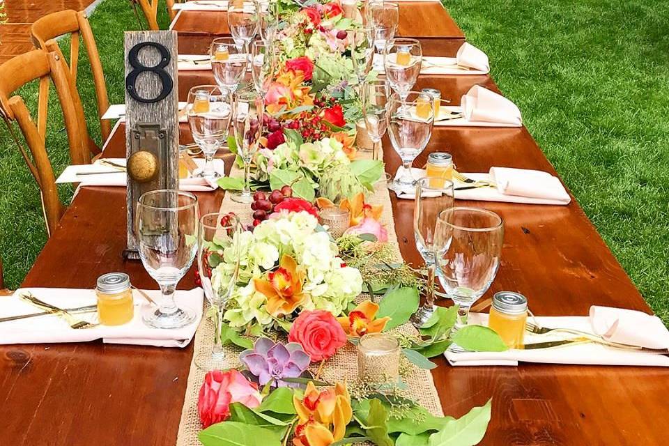 Wedding Table Setting