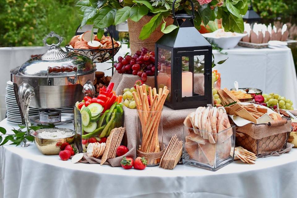 Stationary Appetizer Table