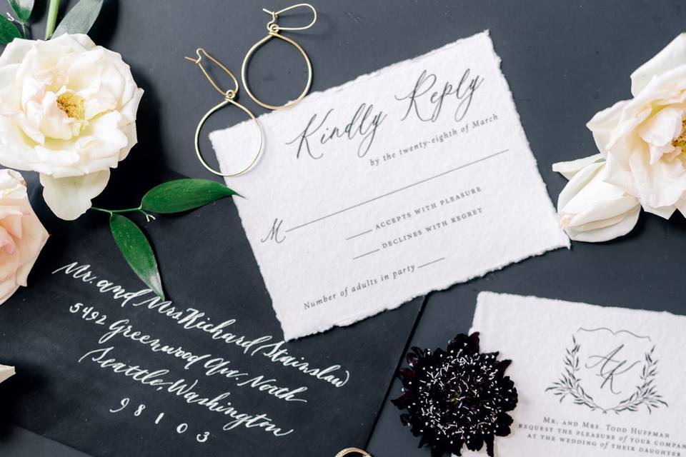 Wedding Envelope Calligraphy