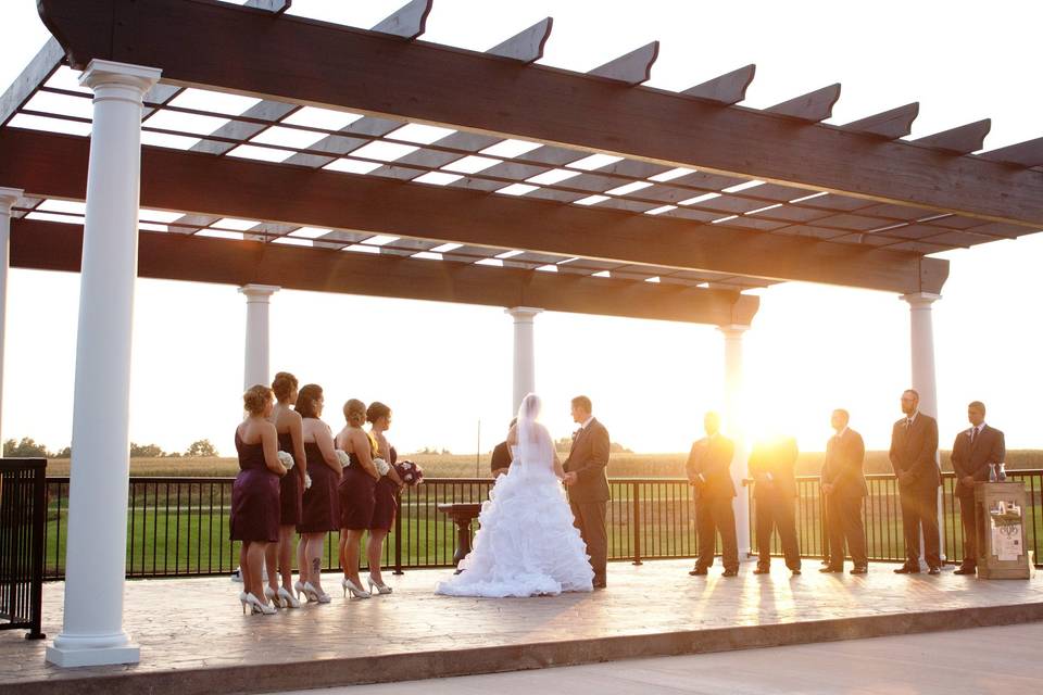 Outdoor wedding