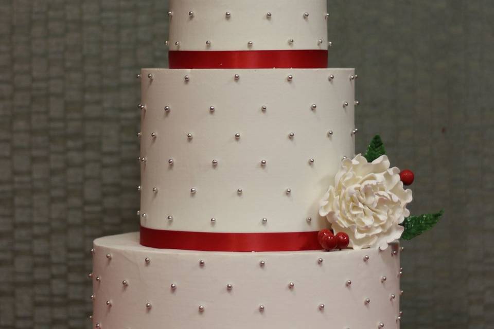 Polka dot cake