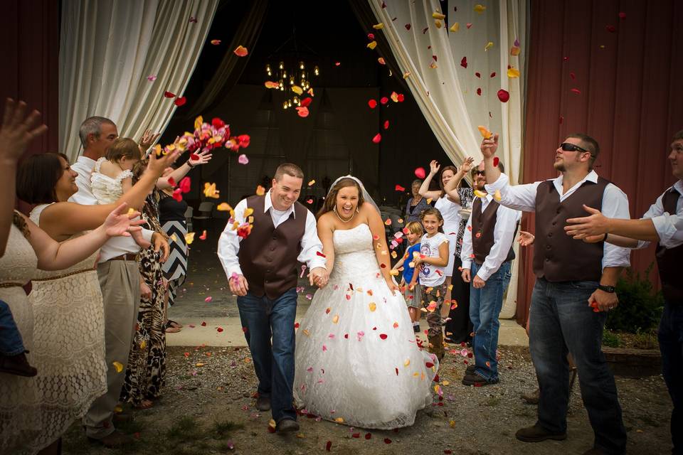 Couple's recessional