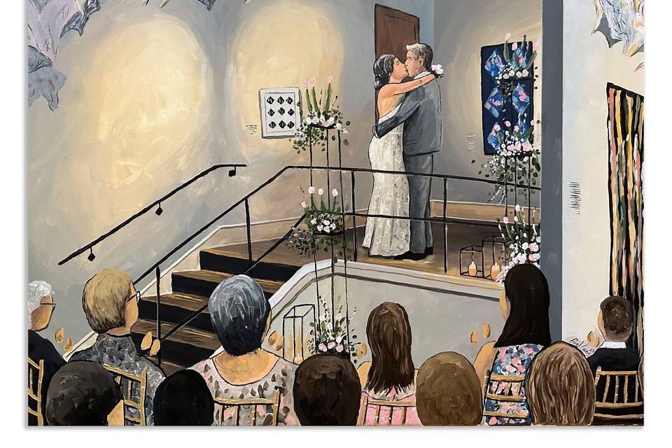 Your Live Wedding Artist Brad Geers