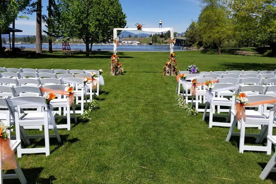 Outdoor wedding