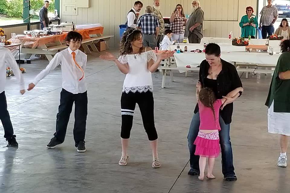 Children dancing