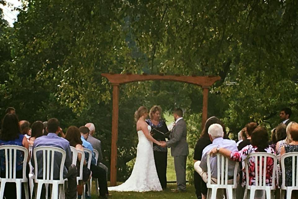 Garden wedding