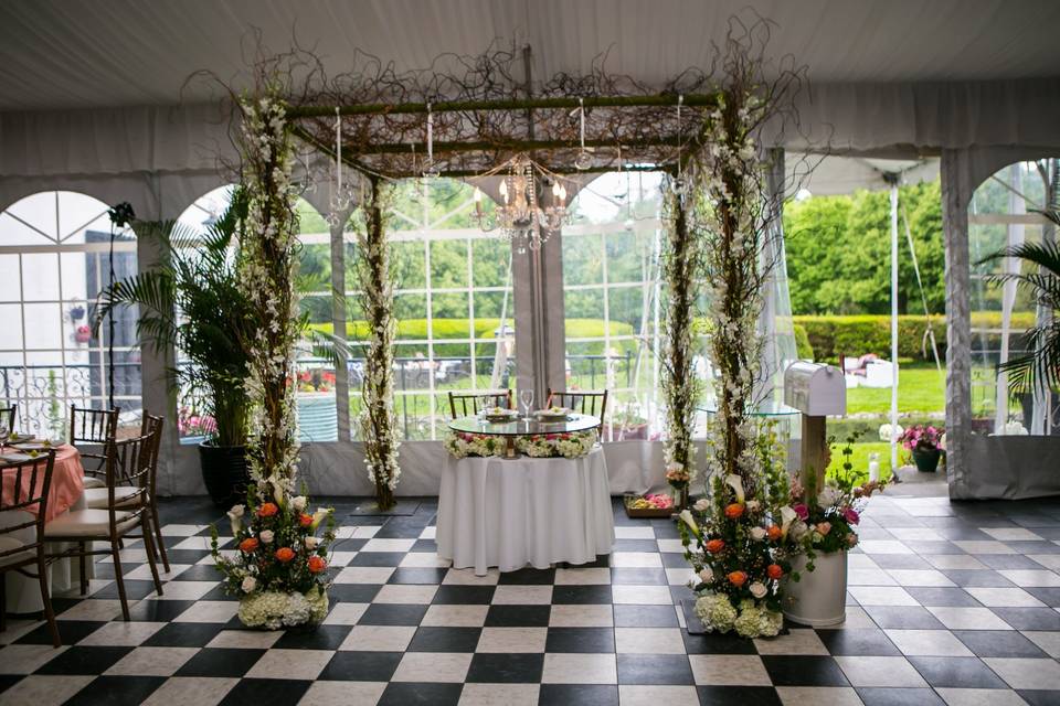 Custom Bride & Groom Canopy