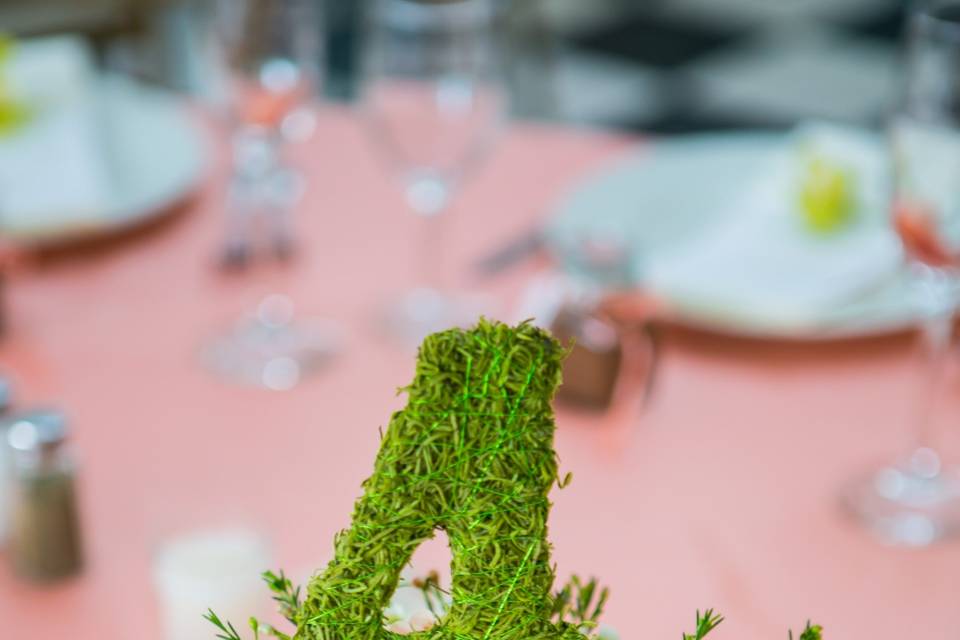 Custom Table Numbers