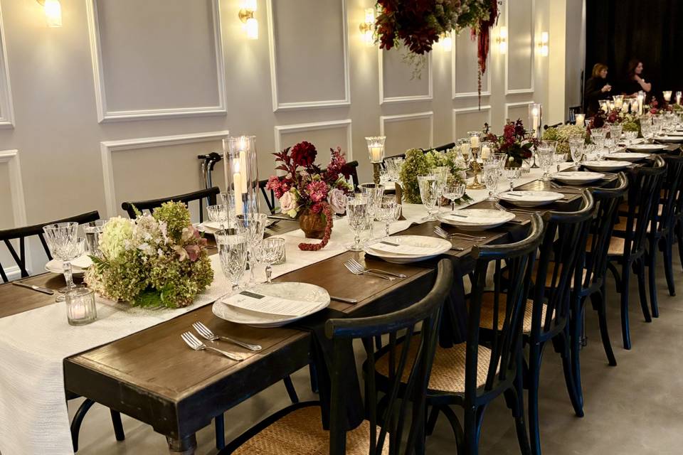 Farm style dining option