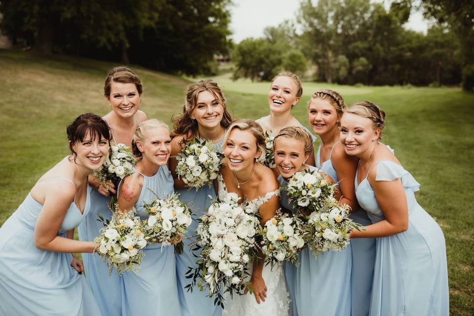 Bridal makeup by Camryn