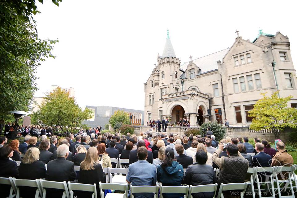 Mansion Outdoor ceremony