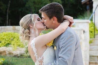 Couple kissing