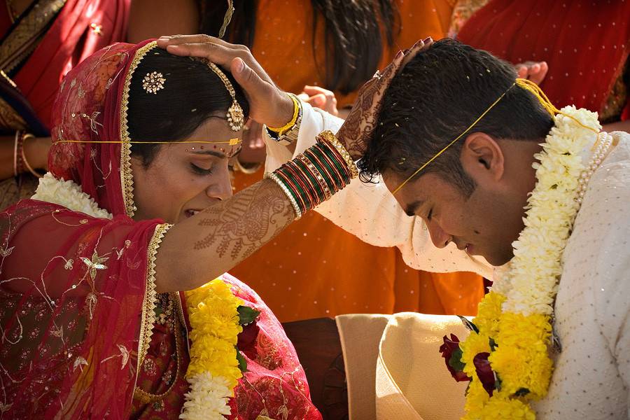 Indian wedding at Paradise Cove in Malibu, CA.