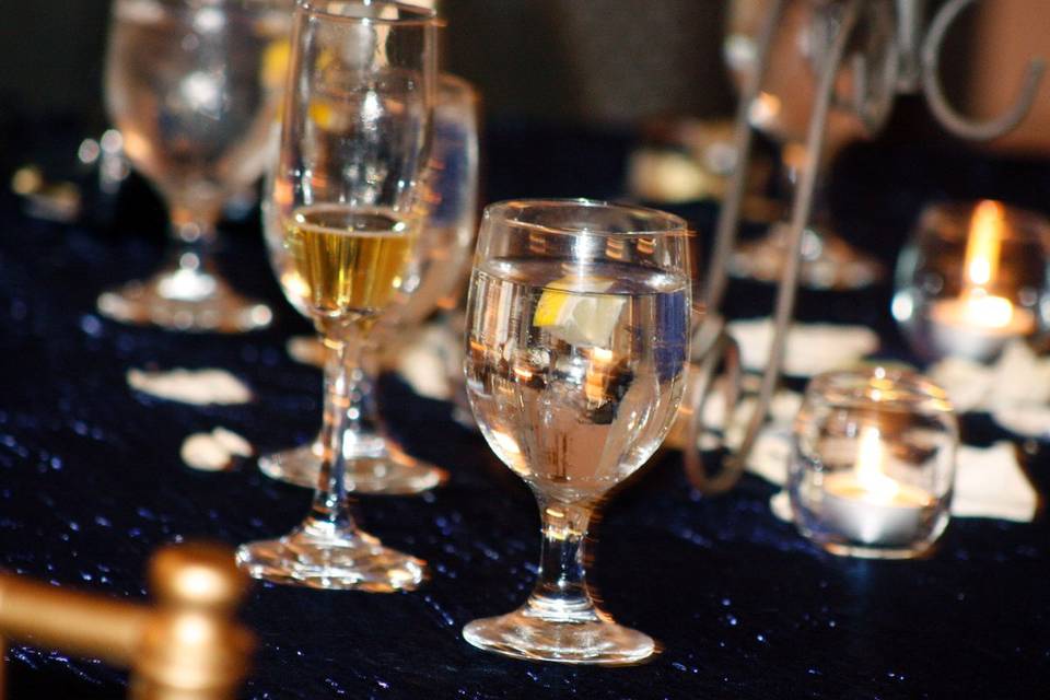 Champagne glasses