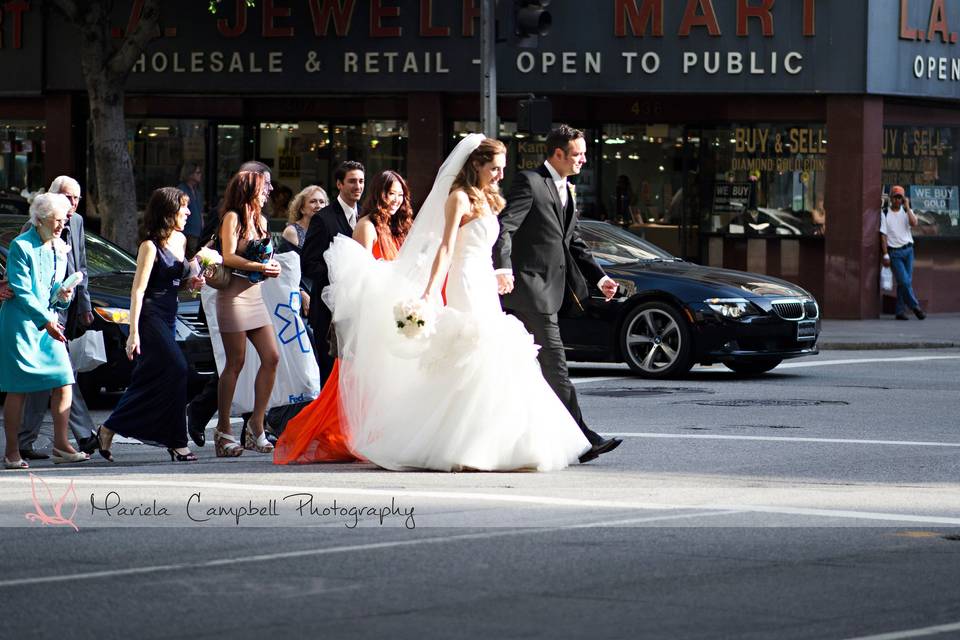 DTLA wedding