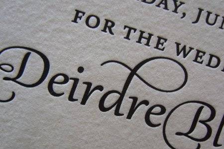 Exquisite Letterpress