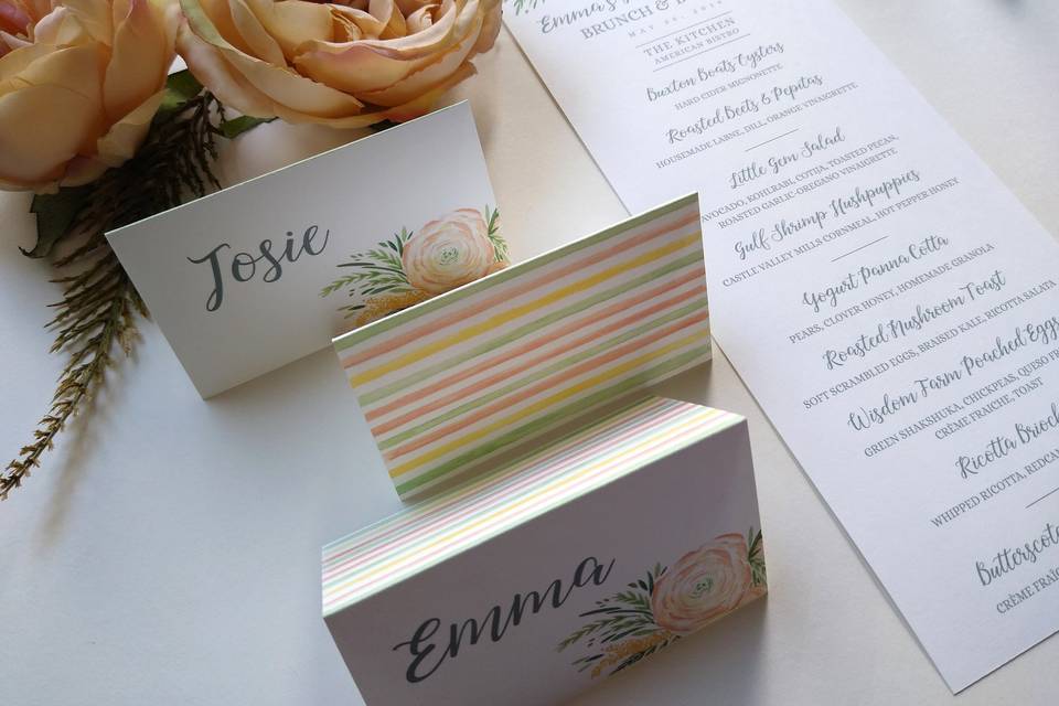 Escort Cards