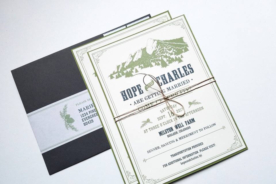 Hope & Charles Invite Suite