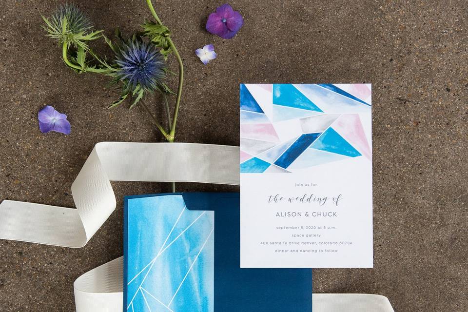 Modern Art Gallery Wedding