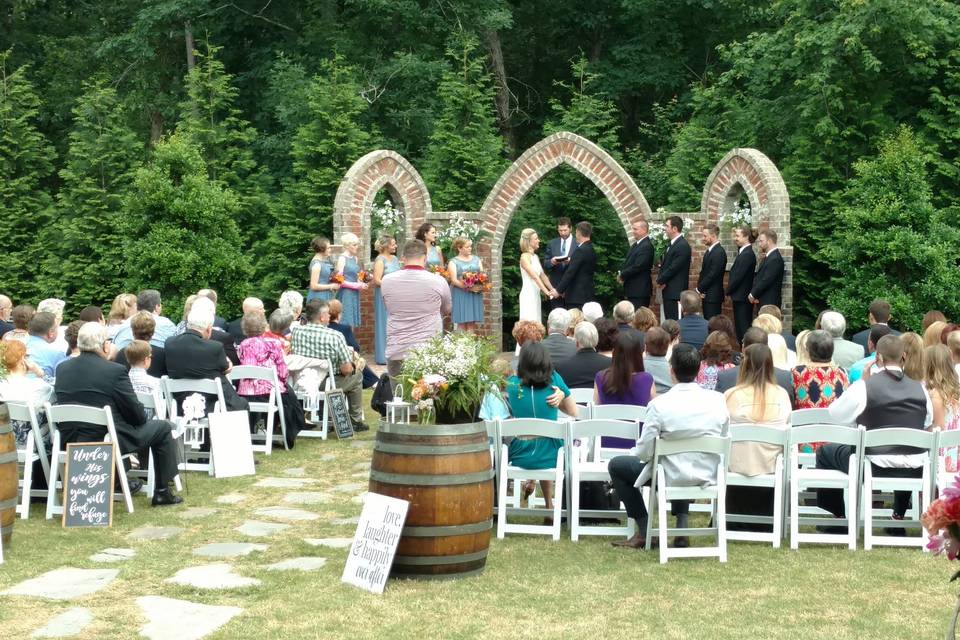 Outdoor ceremony