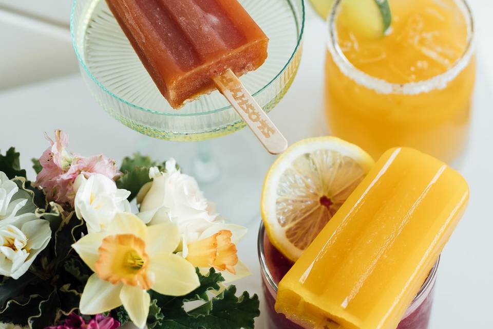 Cocktail popsicles
