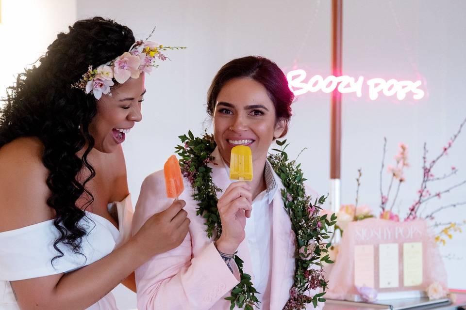Hawaiin style wedding