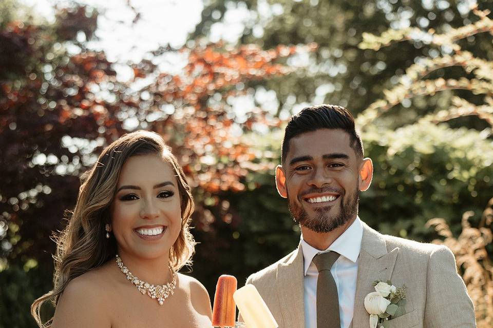 Wine country wedding