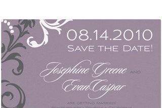 Josie Plum and Pewter Save the Date by The Green Kangaroo