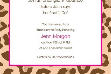 Party Animal Invitations by Bonnie Marcus & Co.