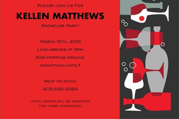 Mod Bar Party Invitations by Noteworthy Collections