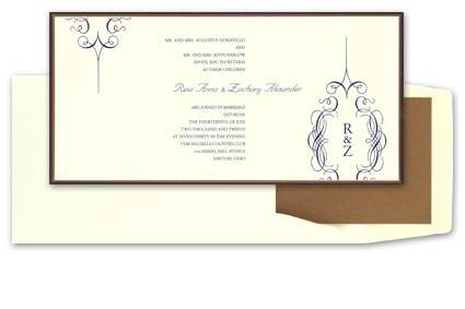 Windsor Layered Invitation by Checkerboard