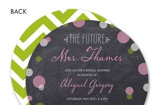The Future Mrs. Confetti Circle Bridal Shower Invitation
by Noteworthy Collections